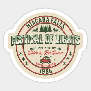 Niagara Falls Festival of Lights Sticker